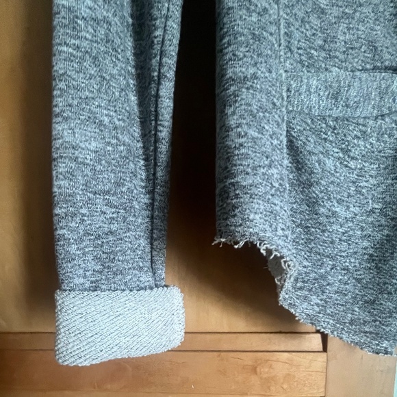 Dolan T-Shirt Top Avant Garde Style Heather Gray w/ Lace Detail Size S - Picture 7 of 11